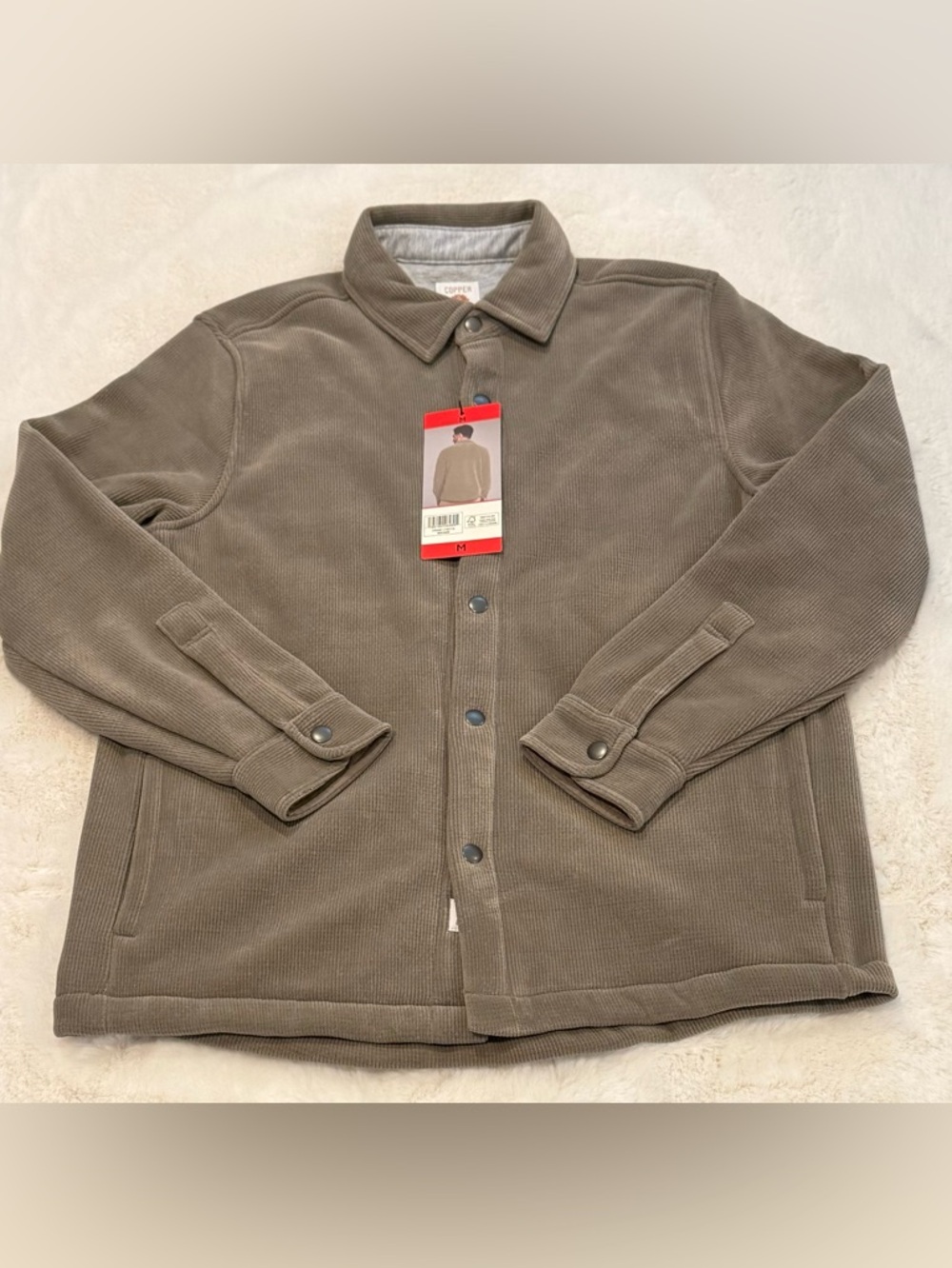 Copper & Oak
Fleece Shirt Jacket, Plush fabric, Classic fit - Picture 7 of 10